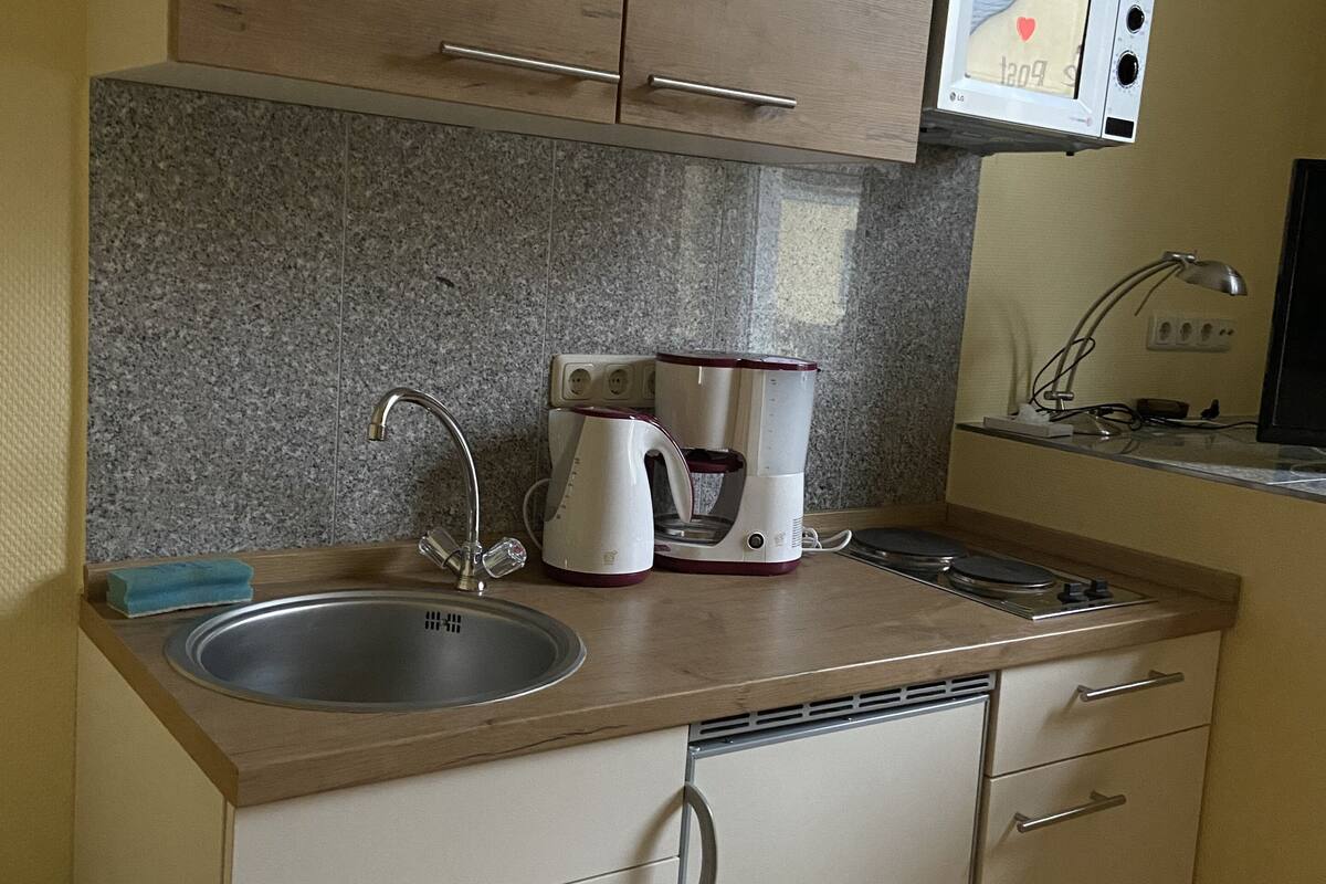 twin room, 2 single beds, annex building | private kitchenette