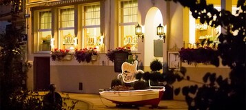 Front of property - evening/night