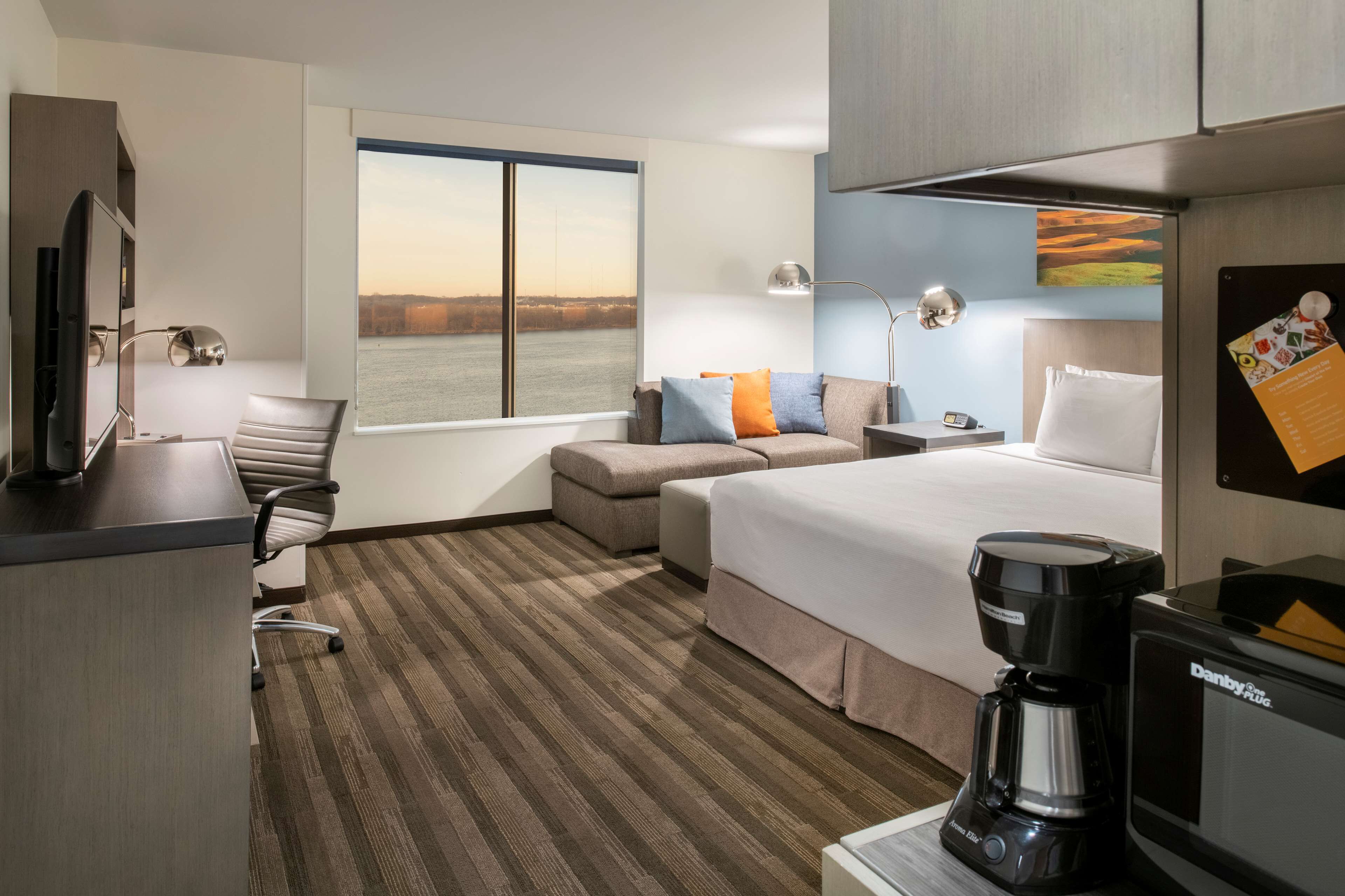 in-room safe, desk, blackout curtains, iron/ironing board