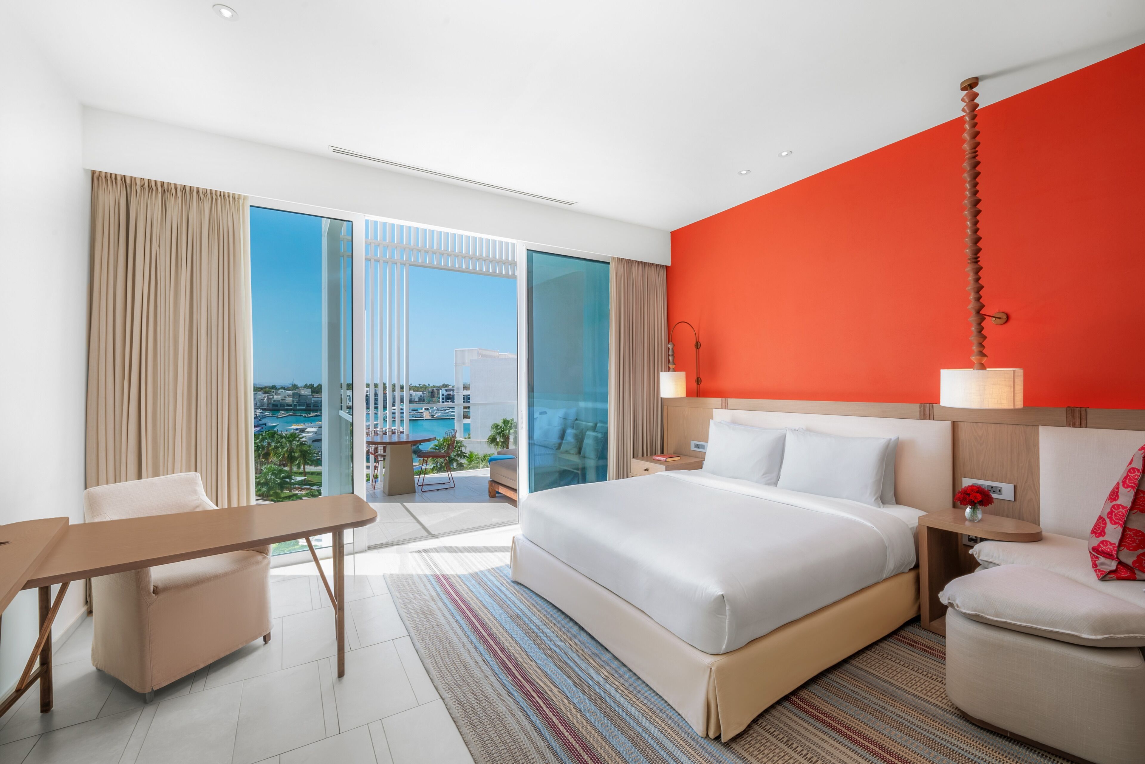 Zimmer, 1 King-Bett, Blick auf den Jachthafen (Marina View)