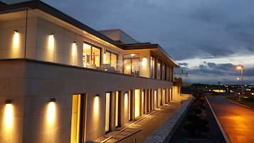 Front of property – evening/night
