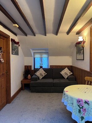 Télévision, lecteur de DVD, livres