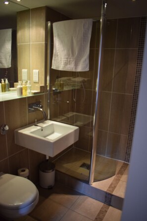 Studio | Badrumsbekvämligheter | Gratis toalettartiklar, hårtork och handdukar