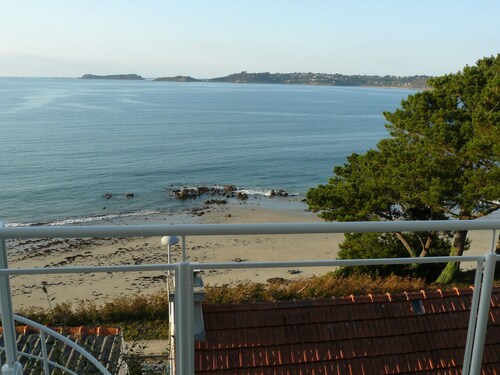 Haus mit Meerblick für 6 Personen, Kamin und 340 Stufen vom Sand 