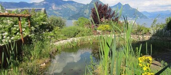 Appartement dans une maison de famille avec vue imprenable sur le lac et les montagnes