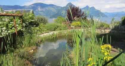 Einliegerwohnung in Einfamilienhaus mit herrlicher Aussicht auf See und Berge