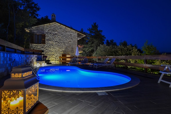 Alberca al aire libre 