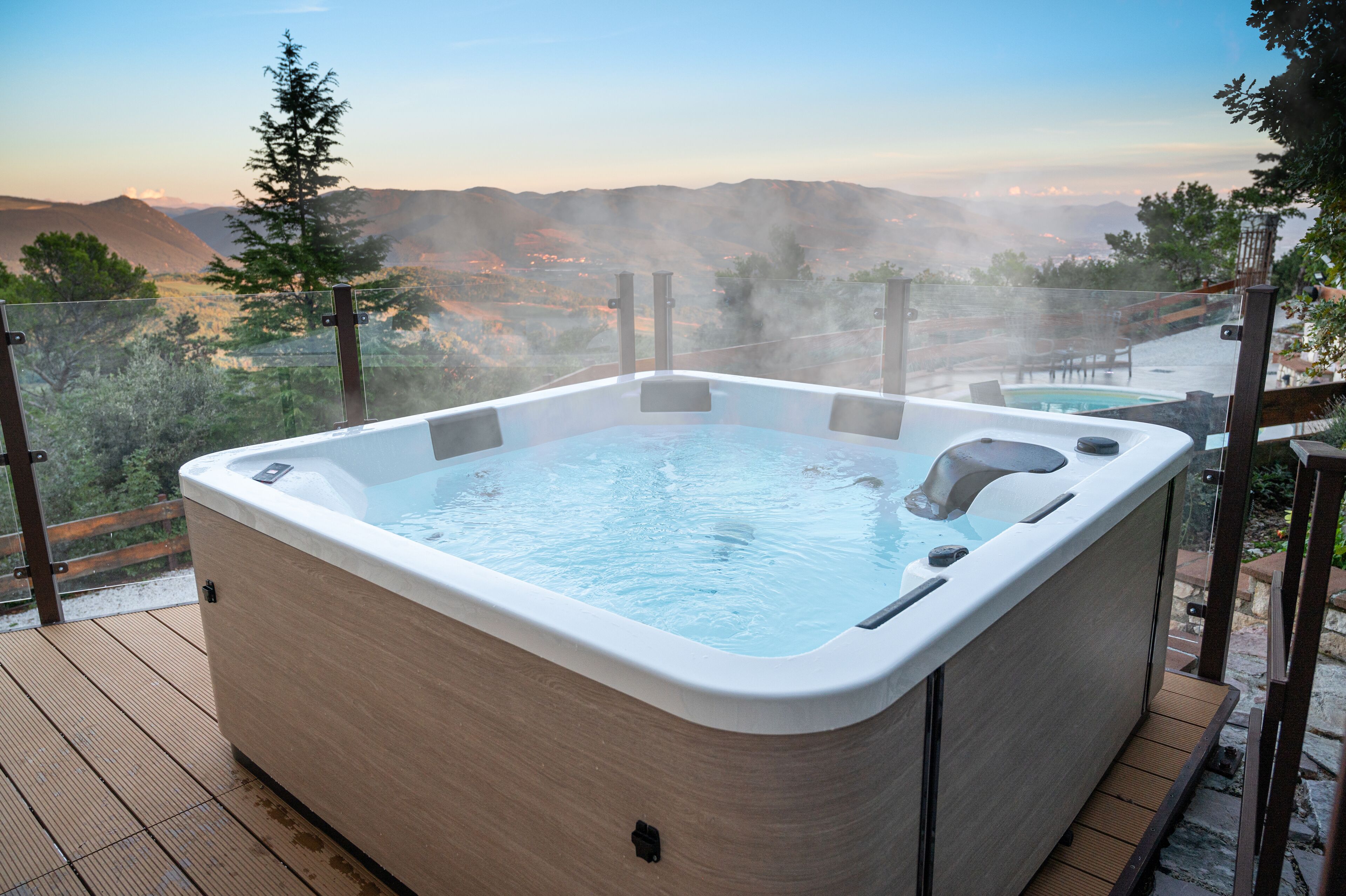 Bain à remous extérieur