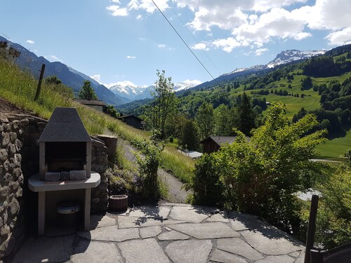 The rustic holiday home on the sunny slope