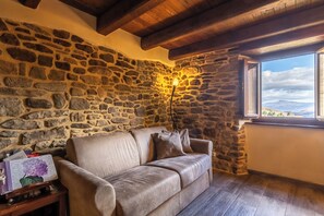 Televisio, takka, pöytätennispöytä, kirjoja