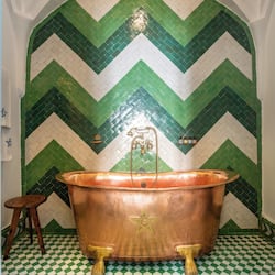 Doppia Deluxe (Fez) | Bagno | Doccia, vasca da bagno a immersione totale, soffione a pioggia