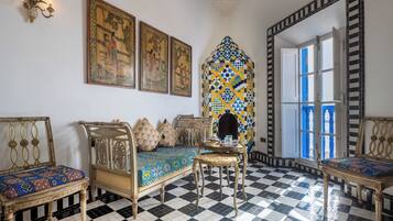 Suite de lujo, vistas al mar (Casablanca) | Zona de estar