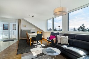 Smart TV, books, stereo - High quality apartment with balcony and stunning lake and Alpine views  (Meersburg)