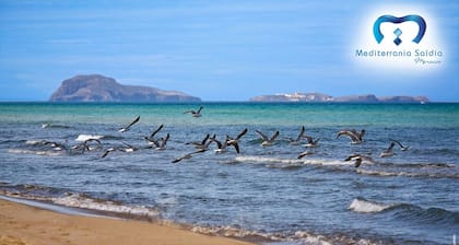 villa de vacaciones en la playa