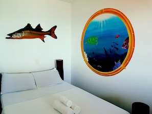 Chambre Double Standard, vue mer | Literie de qualité supérieure, coffres-forts dans les chambres