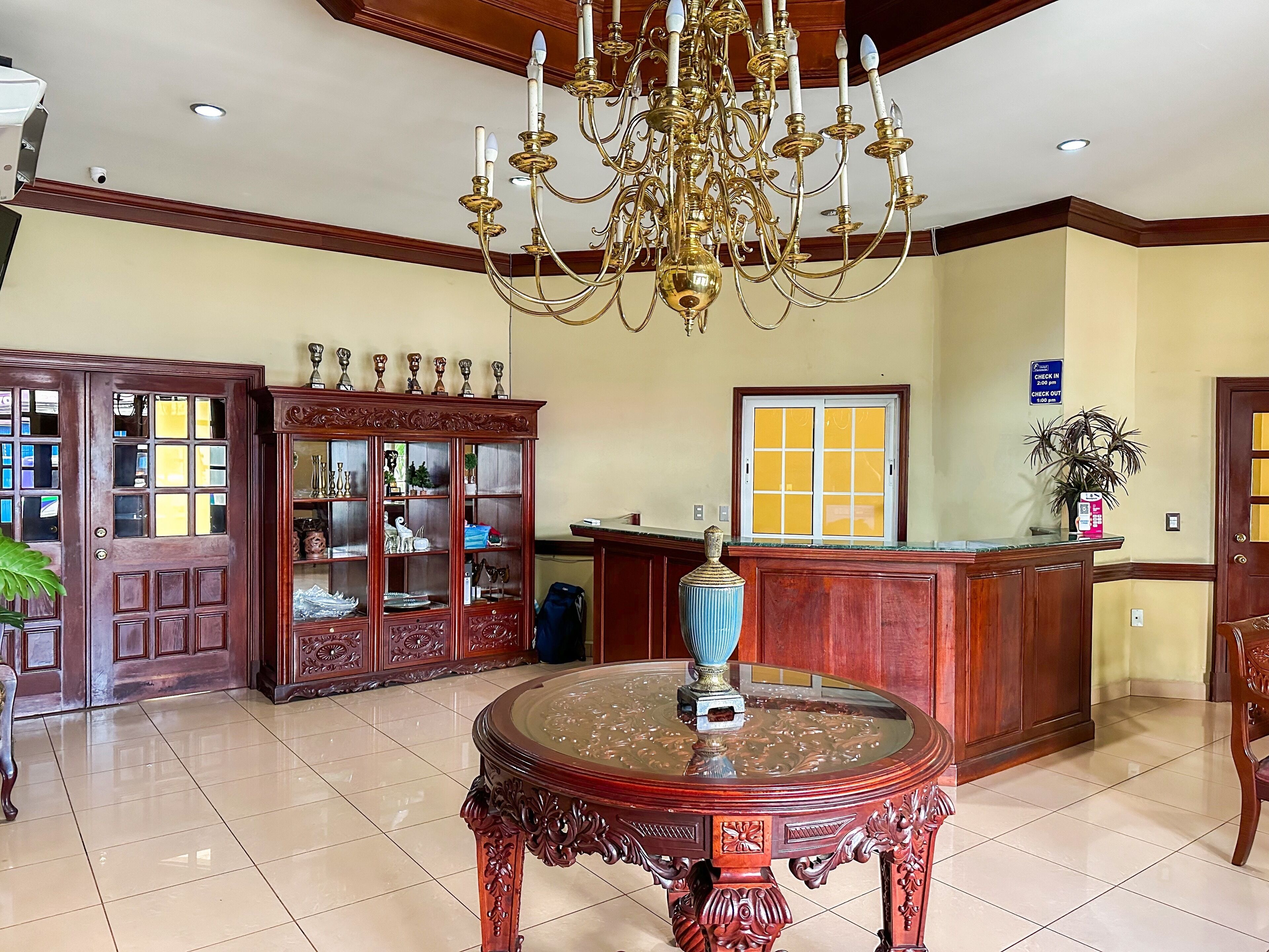 check-in/check-out kiosk