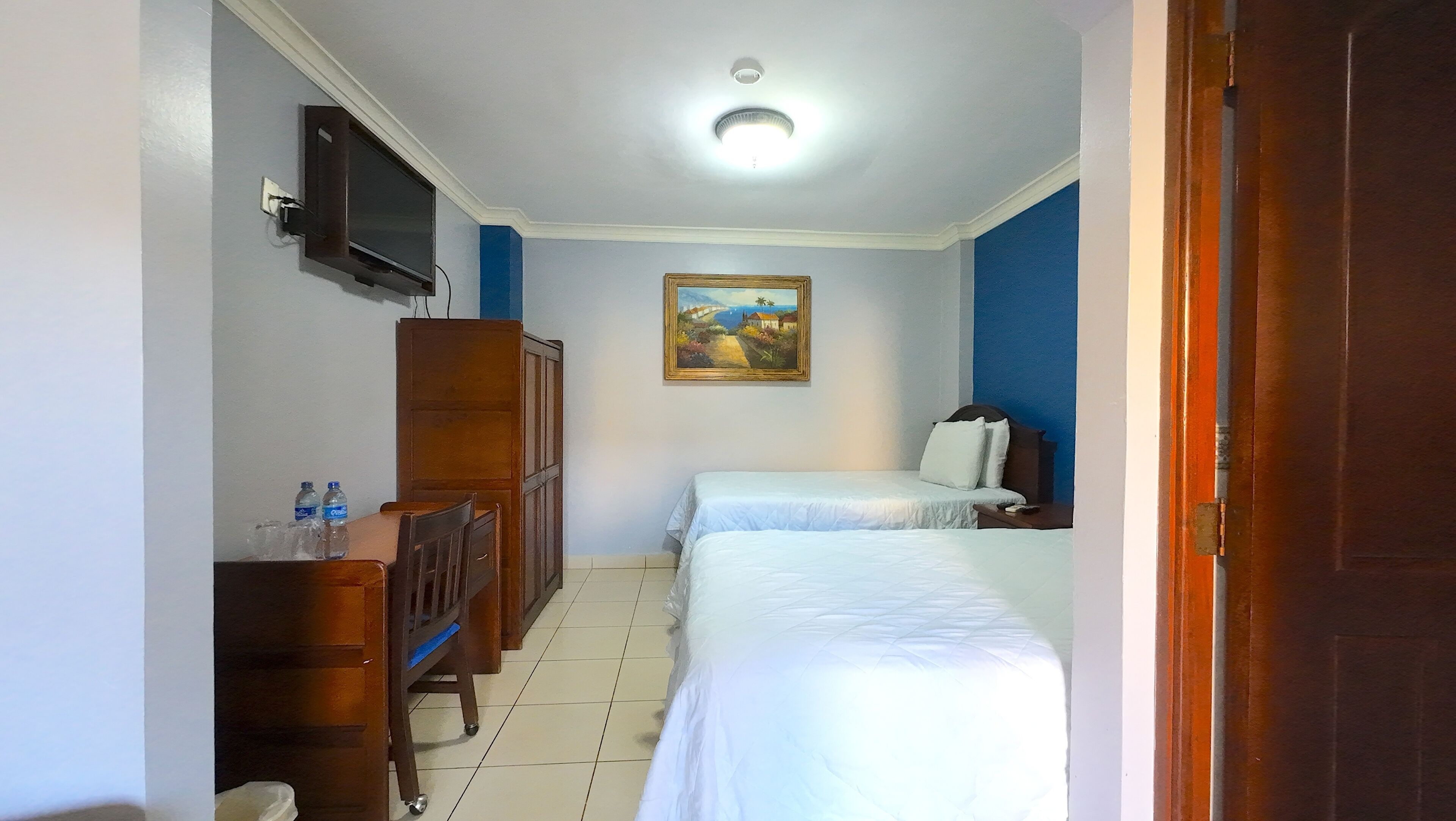 comfort double room | 1 bedroom, desk, laptop workspace, iron/ironing board
