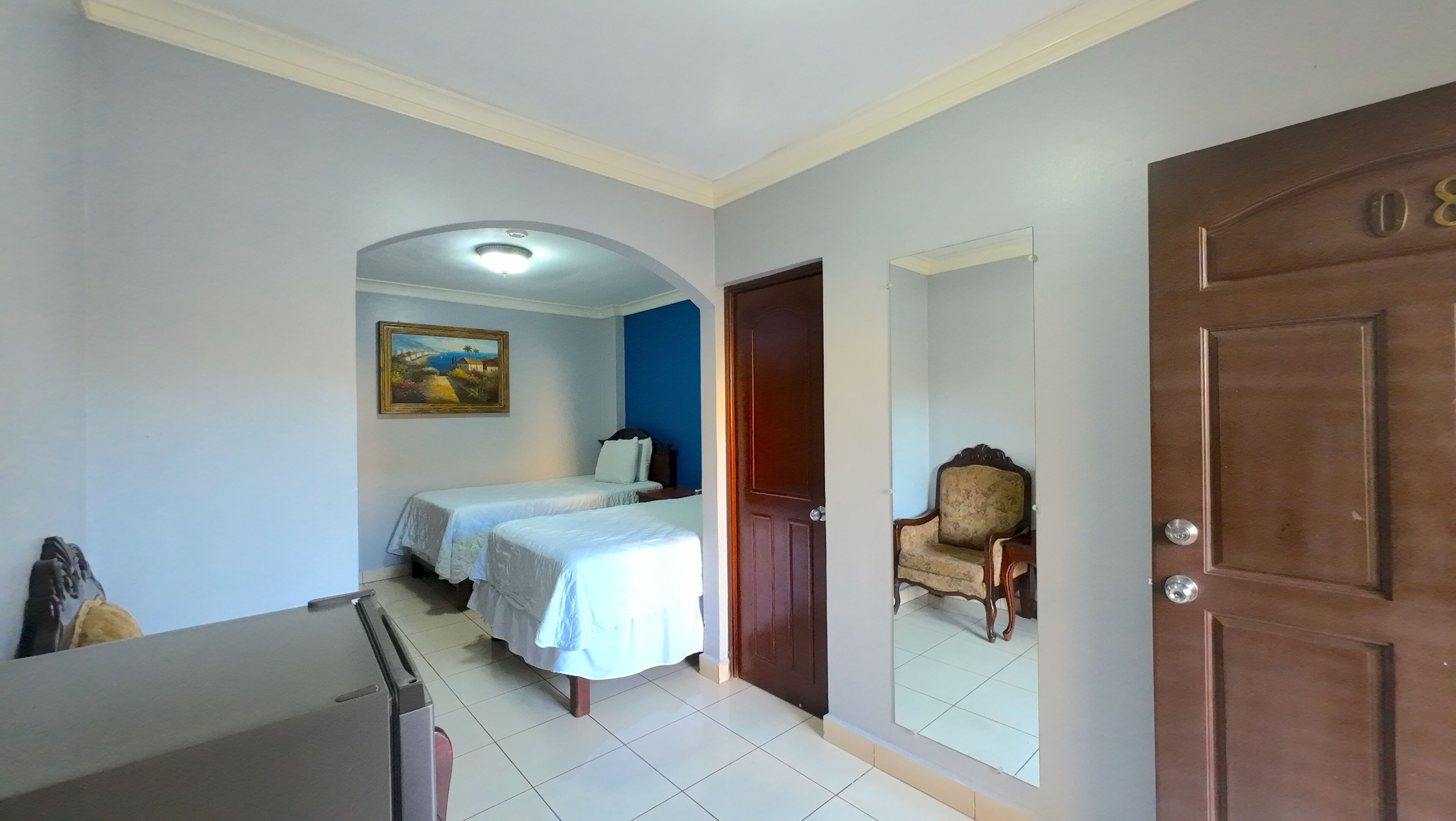 comfort double room | 1 bedroom, desk, laptop workspace, iron/ironing board