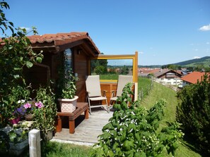 Terrace/patio - HOLIDAY APARTMENT AMBIENTE in WERTACH - HOLIDAY WITH A VIEW (Wertach)