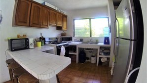 House, Multiple Beds, Non Smoking | Private kitchen | Coffee/tea maker, fridge, microwave, oven - Beach Home CH005 (Puerto San Jose)