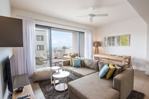 Living room - Life in Blue Azuri Residences (Roches Noires)