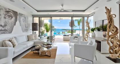 3 BED/ 4 BATH VILLA with PANORAMIC SEA VIEWS - Only 150 meters walk to the Beach