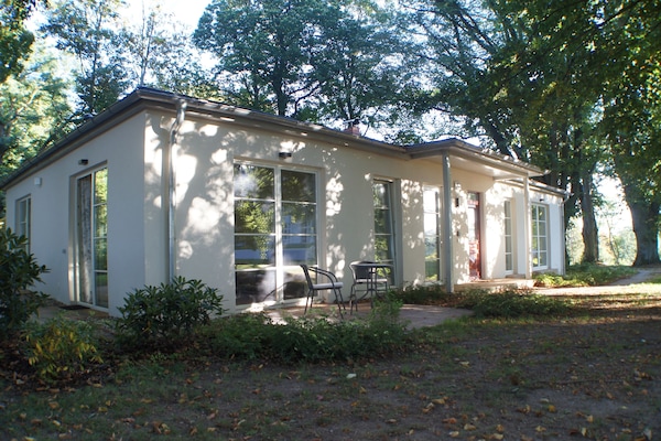 Das Ferienhaus in der Abendsonne