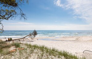 Tæt på stranden