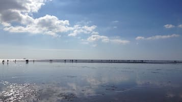 On the beach