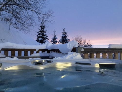 GRAND CHALET ALPAGE komfortable auf den Skipisten mit Sauna