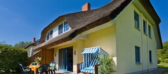 Thatched roof house Eibe 2 with fireplace Sauna WLan - DHH Eibe 2