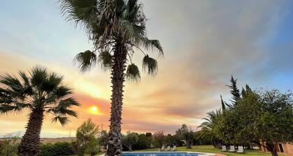 3 bedroom villa with private pool and large quiet garden