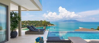Beachside Villa 'Vanilla' - Stunning Sea Views and Breathtaking Sunsets
