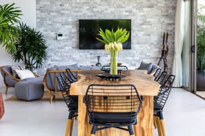 Dining - Beachside Villa 'Vanilla' - Stunning Sea Views and Breathtaking Sunsets (Suratthani)