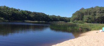 Fantastic family vacation 600m from sandy beach, large garden, near forest, river