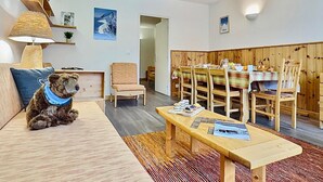 Living area - 3-room apartment, 8 people, ski-in, near shops in Tignes (Tignes)