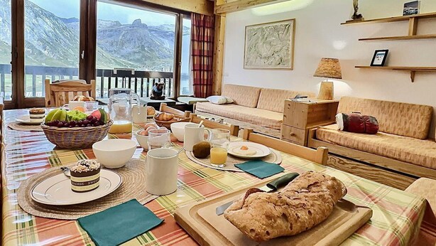 Dining - 3-room apartment, 8 people, ski-in, near shops in Tignes (Tignes)