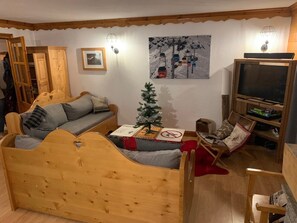 TV, fireplace, DVD player, stereo - Beautiful apartment and balconies on the slopes! Swimming pool, sauna, hammam and fitness (Oz)