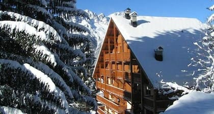 Hermoso apartamento y balcones en las pistas! Piscina, sauna, hammam y gimnasio.