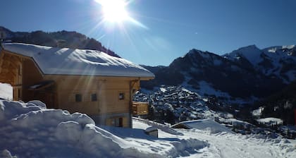 Chalet haut de gamme non loin des pistes de ski