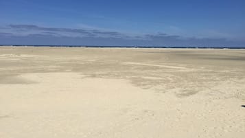 Beach nearby, sun loungers