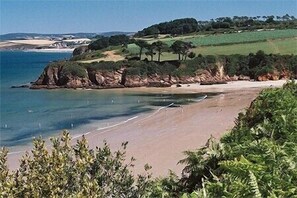 Perto da praia, toalhas de praia 