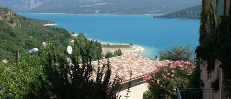 Blick von der Unterkunft