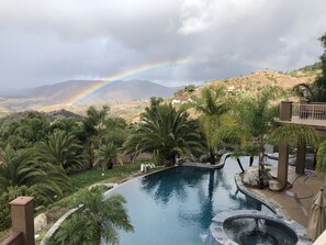 Outdoor pool, a heated pool - 10,000 ft² view estate with 7 Bdm Suites, Resort Pool, Theatre, Gym, Game Room! (Fallbrook)