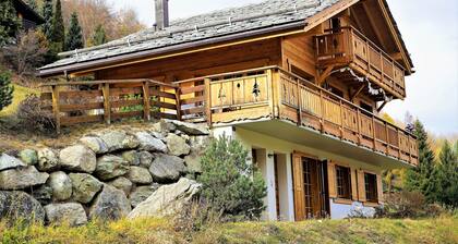 FAMILY CHALET, NEW, QUIET, VIEW, BETWEEN NENDAZ AND SIVIEZ, HEART OF 4 VALLEYS