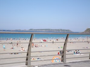 On the beach