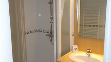 Shower, hair dryer