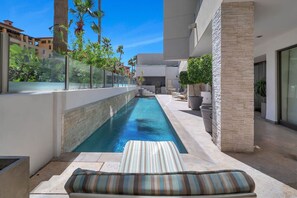 Una piscina climatizada