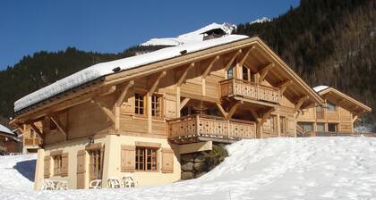 APARTMENT in south-facing chalet, 400m from the cable car, 400m from the village