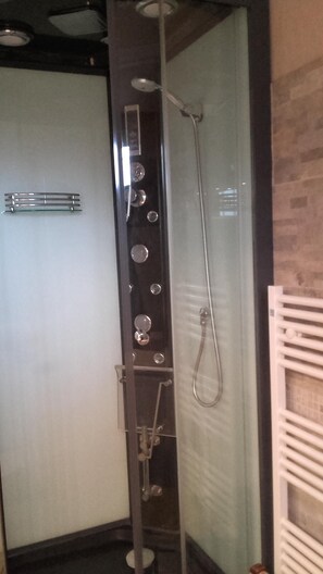 Shower, hair dryer, towels, toilet paper - Sisco quiet studio 35m2 (Sisco)